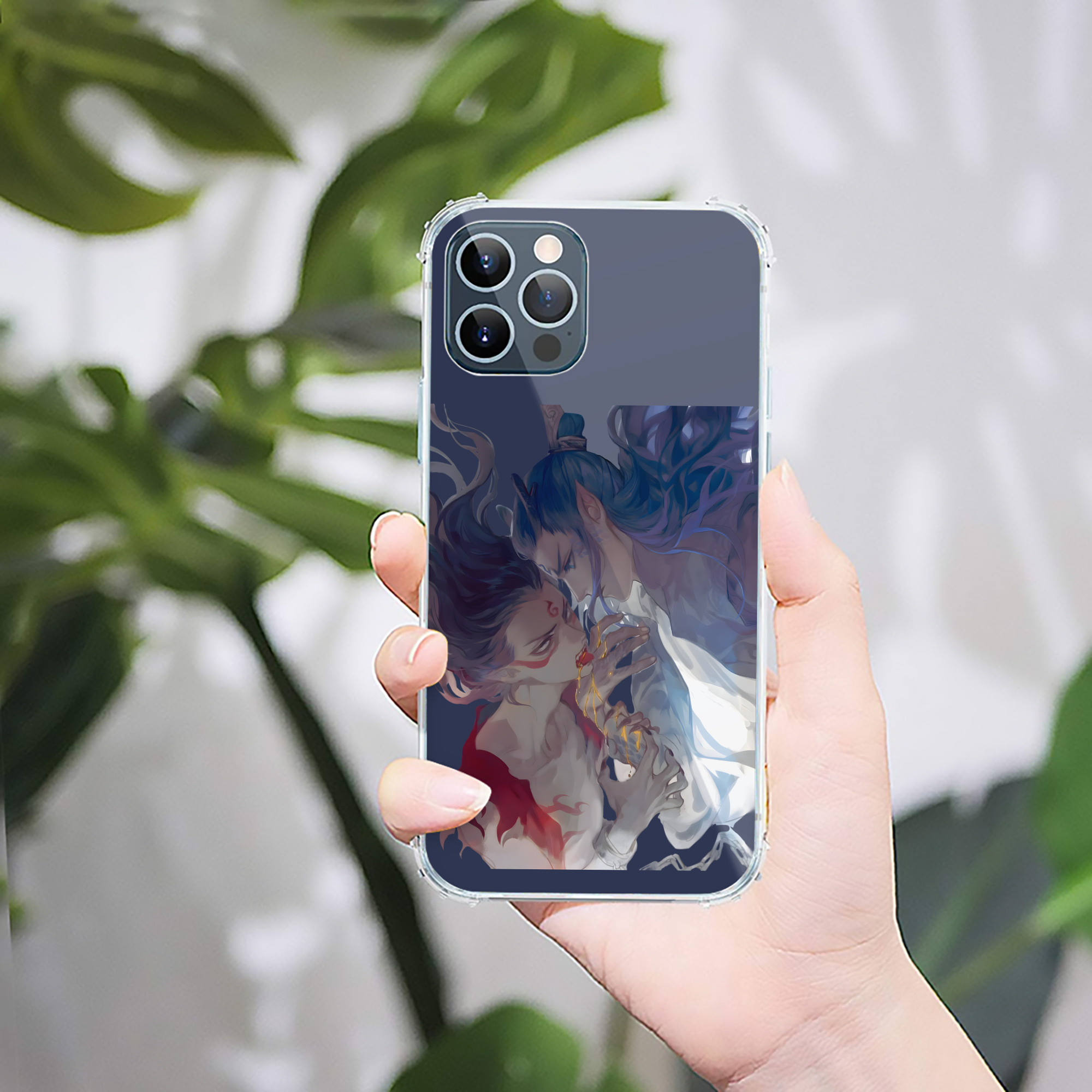 （画像用） Ne Zha 2 ナタ 魔童の大暴れ 【iPhone 12シリーズ対応】透明スマホケース（クリアソフトケース）